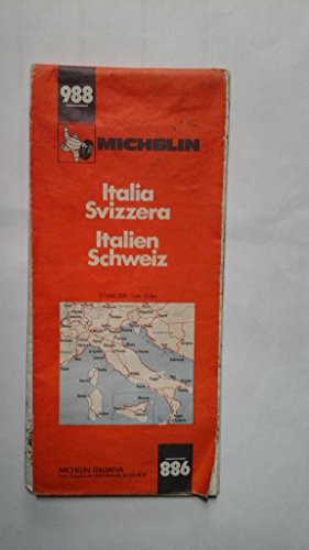 Stock image for Michelin Main Road Map: Italy, Italia/No 988 (Michelin Maps) (French Edition) for sale by Bank of Books