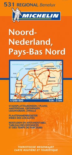 Imagen de archivo de Noord-Nederland Pays-bas Nord: No.531 (Michelin Maps) a la venta por WorldofBooks