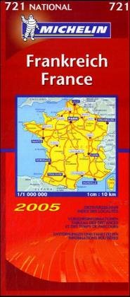 Beispielbild fr Michelin Frankreich 1 : 1 000 000. 2004. Straenkarte, einseitig. zum Verkauf von medimops