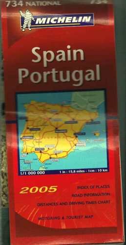 Beispielbild fr Spain and Portugal: No.734 (Michelin National Maps) zum Verkauf von WorldofBooks