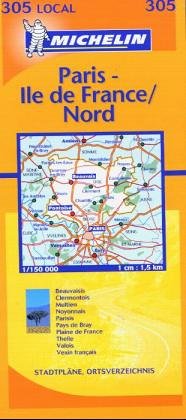 9782067113831: Michelin Local Paris - Ile de France/Nord 1 : 150 000