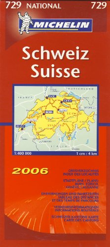 Michelin Schweiz 2006 1 : 400 000. Straßenkarte