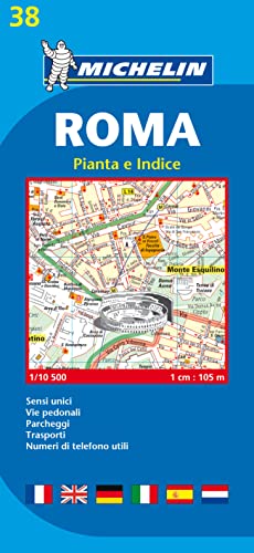 Michelin Map Roma #38 (Maps/City (Michelin)) (Italian Edition) - Michelin