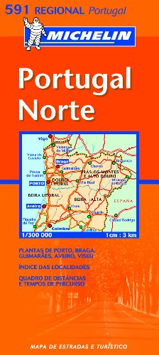 Portugal North (Michelin Regional Maps): No. 591 - Mic