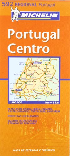 Portugal Centre (Michelin Regional Maps): No. 592