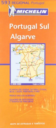 Imagen de archivo de Portugal South (Michelin Regional Maps): 593 a la venta por WorldofBooks