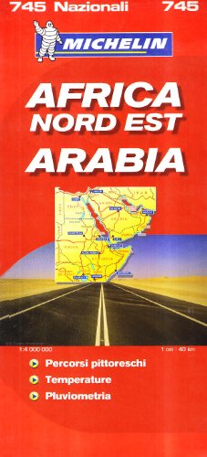 9782067119017: Africa nord-est, Arabia 1:4.000.000