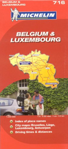 Michelin Map Belgium Luxembourg 716 (Maps/Country (Michelin)) (9782067123007) by Michelin