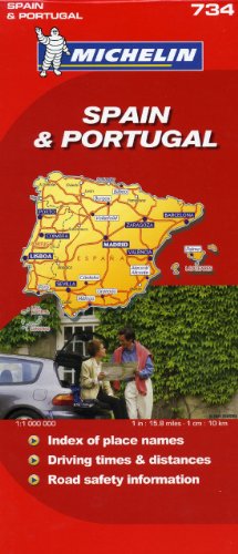 Beispielbild fr Michelin Map Spain & Portugal 734 (Maps/Country (Michelin)) zum Verkauf von Smith Family Bookstore Downtown