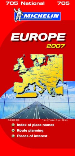 Europe 2007 (Michelin National Maps) (9782067123687) by Unknown Author