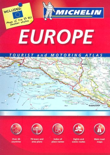 9782067124196: Michelin Europe Tourist and Motoring Atlas