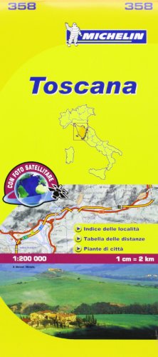 Toscana Michelin Local Map 358 (Michelin Regional Maps) - Michelin