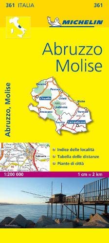 9782067126701: Mapa Local Italia-Abruzzo, Molise: Abruzzo, Molise 361 (Mapas Local Michelin)