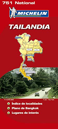 Mapa National Tailandia: Actualizado PrÃ¡ctico Fiable Escala detallada (Spanish Edition) (9782067126787) by MichelÃ­n