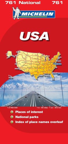 Beispielbild fr USA: No. 0761 (Michelin National Maps) zum Verkauf von WorldofBooks