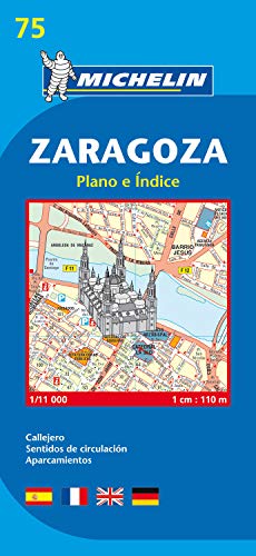 Map 9075 Zaragoza (Michelin City Plans) (9782067127876) by Michelin