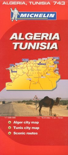 Michelin Map: Africa Algeria Tunisia 743 (9782067128347) by Michelin