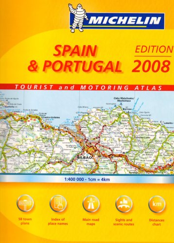 Beispielbild fr MOT Atlas Spain-Portugal A4 spiral (Michelin Tourist & Motoring Atlases): No. 1460 (Michelin Tourist and Motoring Atlases) zum Verkauf von WorldofBooks