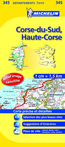 Stock image for Carte DPARTEMENTS Corse-du-Sud, Haute-Corse for sale by Ammareal