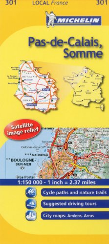 Michelin Map France: Pas-de-Calais, Somme 301 (Maps/Local (Michelin)) (English and French Edition) (9782067133563) by Michelin