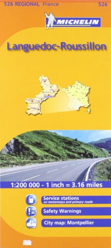 Languedoc-Roussillon Michelin Regional Map: Michelin Map 526 Languedoc Roussillon - Michelin