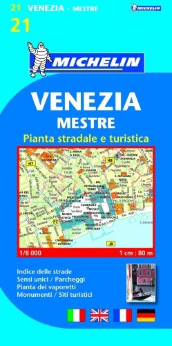 Beispielbild fr Venezia (Venice) Town Plan (Michelin City Plans) zum Verkauf von HPB-Diamond