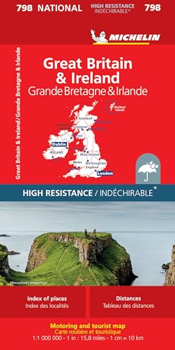 9782067137998: Mapa National Gran Bretaa Irlanda "Alta Resistencia" (Mapas National Michelin)