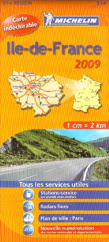 Carte Routiere 514 Ile de France 2009