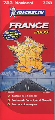 Stock image for France 2009 (Michelin National Maps): No. 723 for sale by WorldofBooks