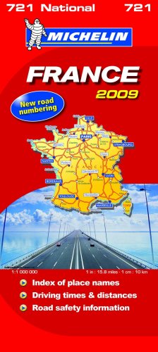 9782067142091: France 2009 (Michelin National Maps): No. 721
