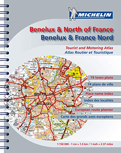 Stock image for Road Atlas Benelux and N. France (Michelin Tourist & Motoring Atlases): No. 2452 (Michelin Tourist and Motoring Atlases) for sale by WorldofBooks