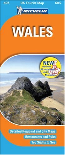 Imagen de archivo de Wales (UK Tourist Maps): No. 605 a la venta por WorldofBooks