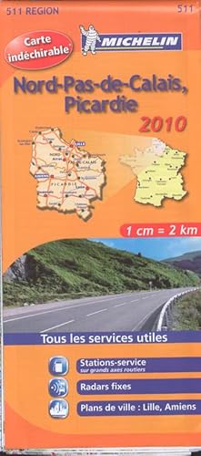 CARTE ROUTIERE 511 NORD PAS DE CALAIS PICARDIE HR 2010 (9782067148253) by [???]