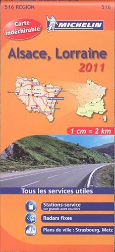 9782067155121: CARTE ROUTIERE ALSACE LORRAINE HR 2011