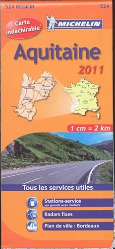 CARTE ROUTIERE 524 AQUITAINE HR 2011 (9782067155756) by [???]