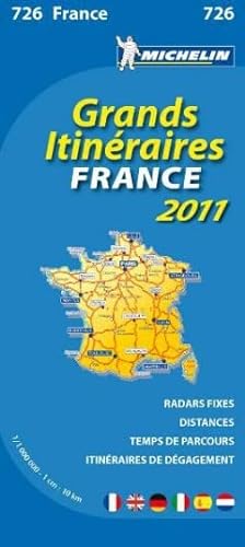 Stock image for France Route Planning National Map 2011 2011: Nationalkarte (Michelin National Maps): No. 726 for sale by WorldofBooks