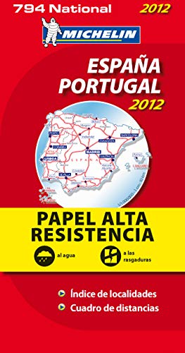 Mapa National EspaÃ±a Portugal 2012 "Alta Resistencia" (9782067169968) by MichelÃ­n