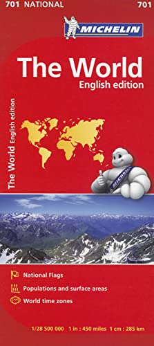 9782067170360: Michelin World Map 701 (Maps/Country (Michelin))