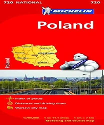 Poland - Michelin National Map 720: Map (Michelin National Maps, 720) - Michelin