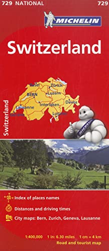 Beispielbild fr Michelin Switzerland Map 729 (Maps/Country (Michelin)) zum Verkauf von HPB-Emerald