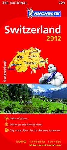 9782067171701: Switzerland 2012 (Michelin National Maps)