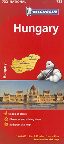 Michelin Hungary Map 732 (Maps/Country (Michelin)) (9782067171879) by Michelin