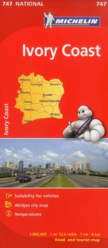 Michelin Map Africa Ivory Coast 747 (Maps/Country (Michelin)) (9782067172579) by Michelin