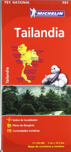 Stock image for Mapa National Tailandia Michelin for sale by Iridium_Books