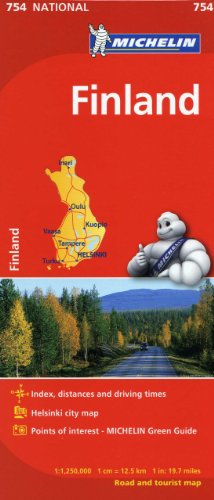 Michelin Finland Map 754 (Maps/Country (Michelin)) (9782067172876) by Michelin