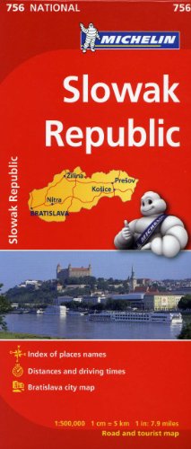 Michelin Slovak Republic Map 756 (Maps/Country (Michelin)) (9782067173002) by Michelin