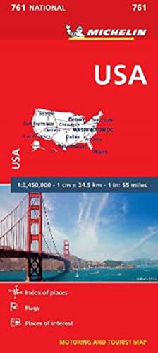 Beispielbild fr USA - Michelin National Map 761: Map (Michelin National Maps, 761) zum Verkauf von WorldofBooks
