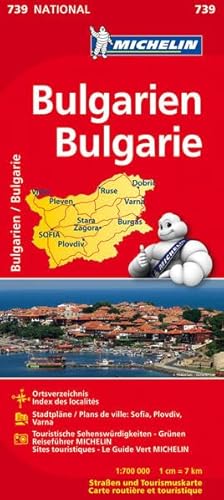 9782067174047: Bulgarien 1 : 700 000 Nationalkarte: Ortverzeichnis, Stadtplne: Sofia, Plovdiv, Varna