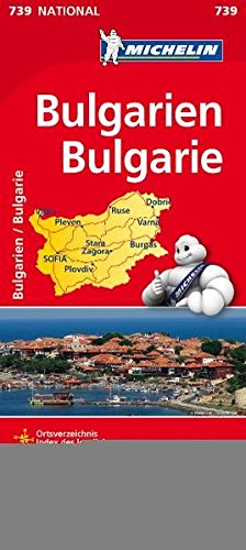 9782067174047: Michelin Bulgarien: Straen- und Tourismuskarte: 739
