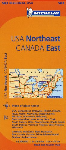 Beispielbild fr USA, Northeastern & Eastern Canada (Maps/Regional (Michelin)) zum Verkauf von Ergodebooks